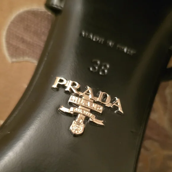 Prada Black Slingback Heels - Picture 11 of 16